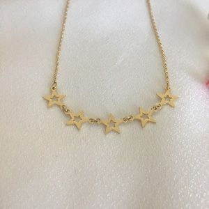 Gold Star Necklace